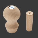 Griffgarnitur Holz für Kanuk®