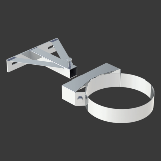 Ø 150 mm Jeremias DW FU Wandhalterung DW20 verstellbar ab 250 mm 2-teilig