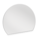 Funkenschutzplatte Glas Kreisabschnitt