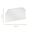 Funkenschutzplatte Glas Vorlegeplatte