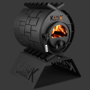 Kanuk&reg; Original 26 kW Seitenverkleidung Brick &amp; Untergestell Base
