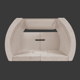 Brennraumkeramik für Kanuk® Design Kaminöfen