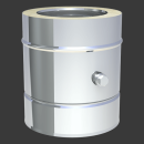 Jeremias DW FU Messelement 250 mm mit Muffe und...
