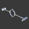 Jeremias DW FU / DW Silver Schornstein Sparrenhalter 500 - 900 mm