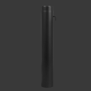Ofenrohr Längenelement 1000 mm mit Drosselklappe
