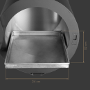 Kanuk&reg; Backfach zum Aufstecken f&uuml;r Tunnel-Gartenkamin Kanuk&reg; LuTo XV