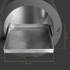 Kanuk® Backfach zum Aufstecken für Tunnel-Gartenkamin Kanuk® LuTo XV