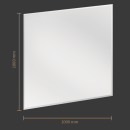 Funkenschutzplatte Glas Quadrat