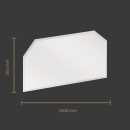 Funkenschutzplatte Glas Vorlegeplatte